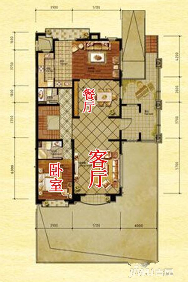 龙湖滟澜海岸和院4室2厅0卫286㎡户型图