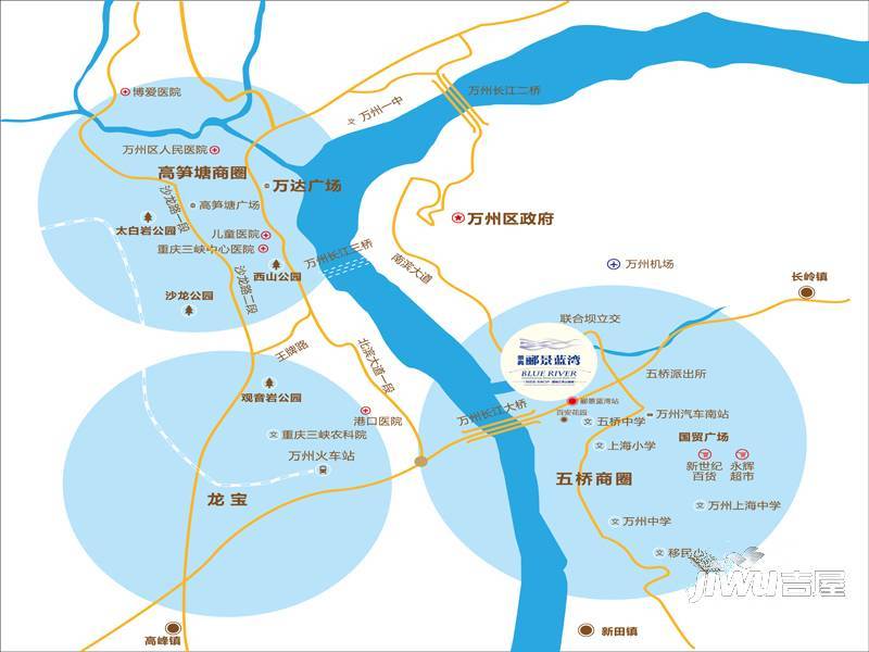 重庆万州郦景蓝湾外景图/效果图48 吉屋网