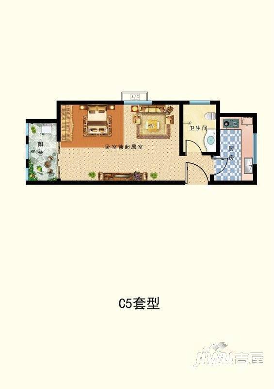 怡通蓝堡佳苑普通住宅140㎡户型图