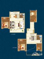 北疆经典2室1厅1卫74.4㎡户型图