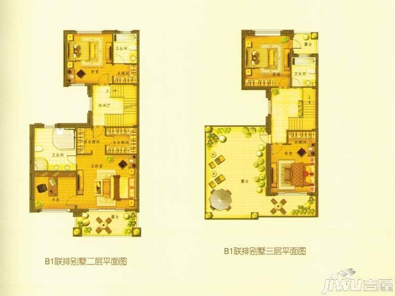 香蜜湖公馆5室4厅3卫408㎡户型图