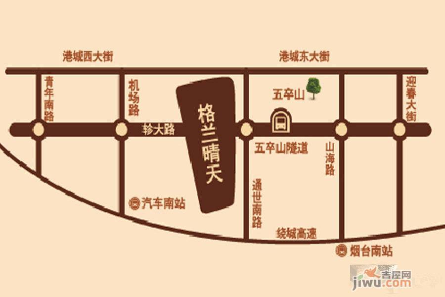 中建悦海和园三期位置交通图