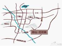华润仰山红叶林位置交通图图片