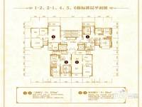 恒大翡翠华庭3室2厅1卫109㎡户型图