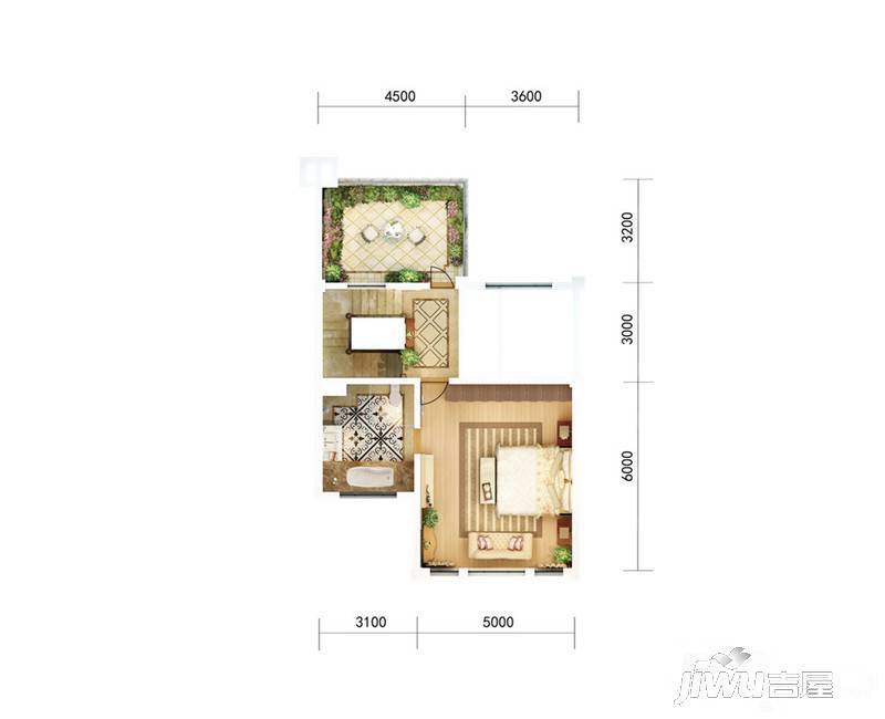 官房都铎城邦5室3厅3卫287㎡户型图