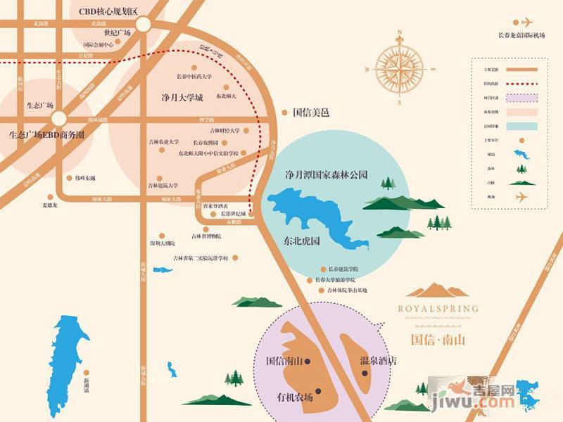 国信南山温泉城位置交通图