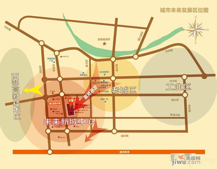 世贸百业商城位置交通图图片