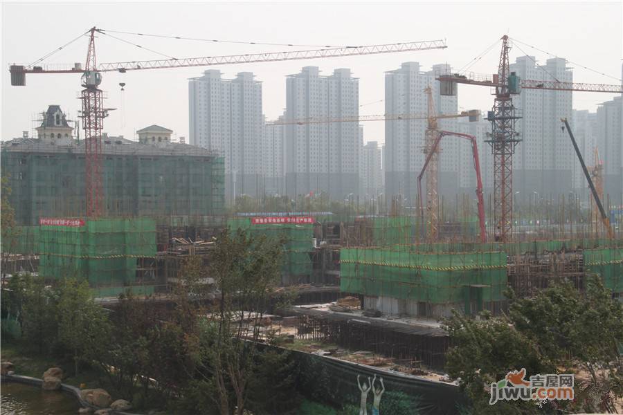 建投熙湖实景图图片