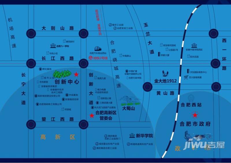 合肥高新區長江西路置地創新中心外景圖/效果圖116- 吉屋網