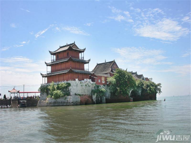 太阳世纪天屿湖实景图图片