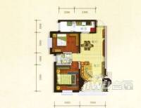 都市花园2室0厅1卫98.7㎡户型图