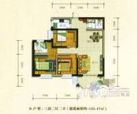 康瑞花园3室0厅1卫122.5㎡户型图