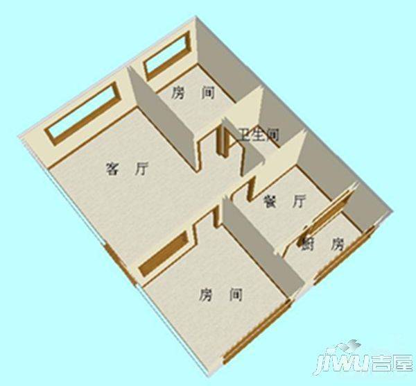 甘肃省七建耿家庄住宅小区3室0厅0卫户型图