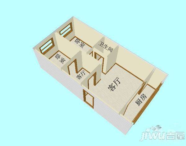 甘肃省七建耿家庄住宅小区3室0厅0卫户型图