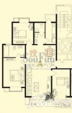 北岸公馆4室2厅2卫170.9㎡户型图