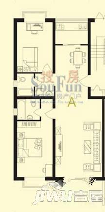 北岸公馆4室2厅2卫170.9㎡户型图