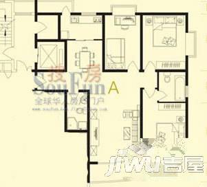 北岸公馆4室2厅2卫170.9㎡户型图