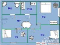 方盛大厦3室1厅1卫90㎡户型图