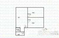 蓝海公寓2室1厅1卫82㎡户型图
