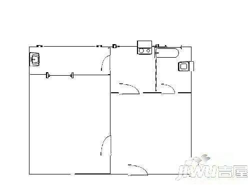 雅馨苑2室2厅1卫户型图