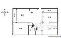 洄水湾家属院3室2厅1卫户型图