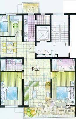 东瑞口岸3室2厅2卫户型图