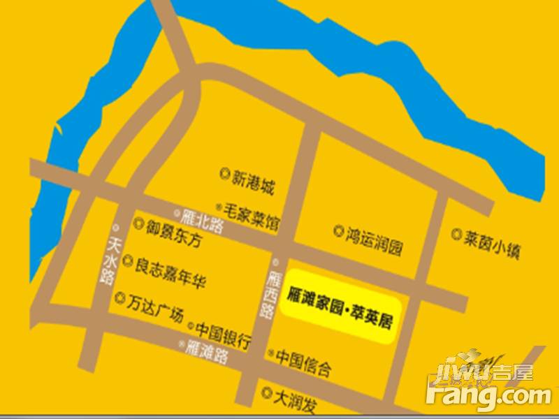 雁滩家园·萃英居位置交通图2