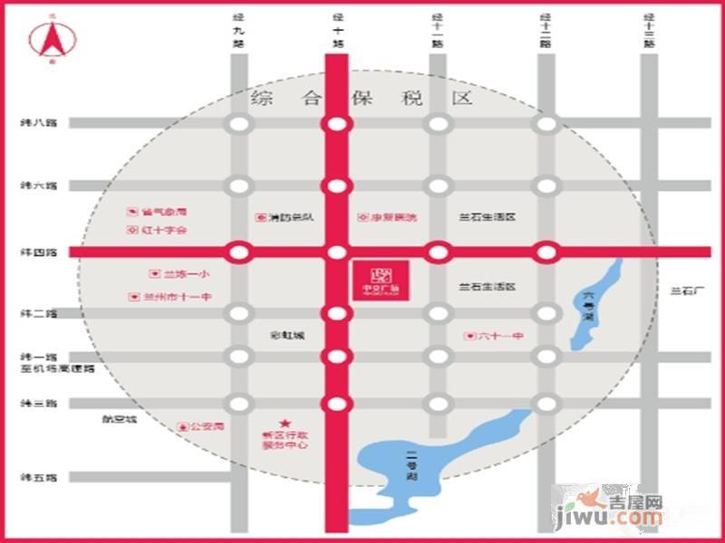 鹏博中央广场位置交通图图片