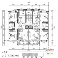 城市印象2室2厅1卫88.3㎡户型图