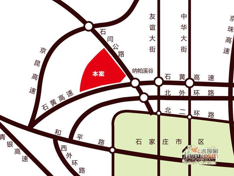 华北输送物流园位置交通图图片