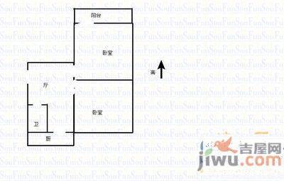 英商家园3室2厅1卫147㎡户型图