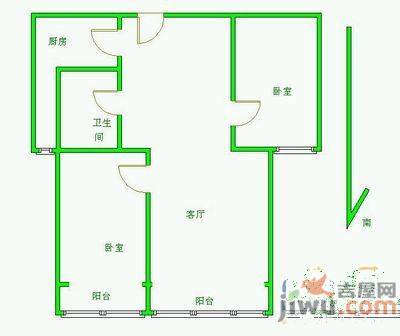 英商家园3室2厅1卫147㎡户型图