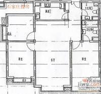 联邦名都二期2室2厅2卫120.5㎡户型图