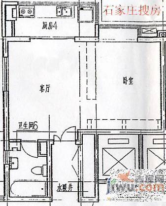 联邦名都二期2室2厅2卫120.5㎡户型图