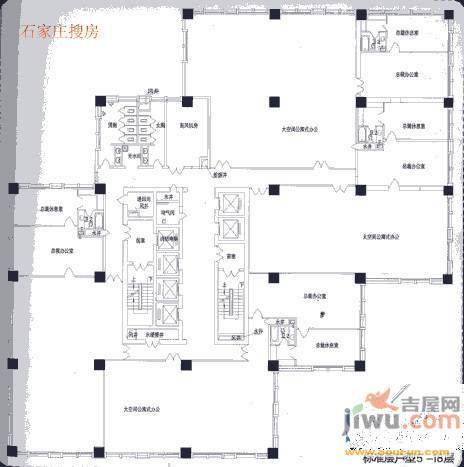 军创国际商务花园普通住宅168㎡户型图