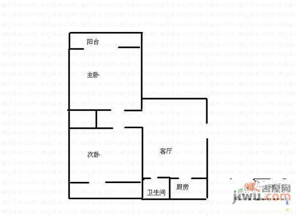 西雅小区2室0厅0卫户型图