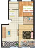君泽苑2室2厅1卫112㎡户型图