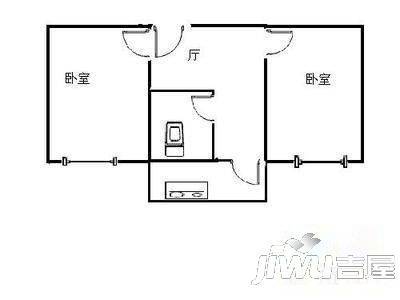 联盟小区3室1厅1卫86㎡户型图