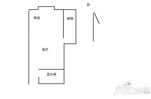 燕都金地城3室2厅1卫115㎡户型图