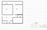 拖拉机三区2室1厅1卫600㎡户型图