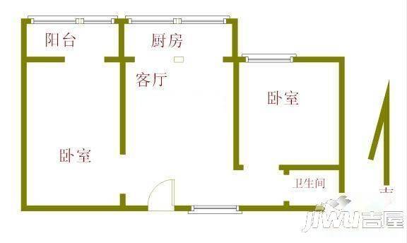 华宸怡园3室3厅2卫户型图