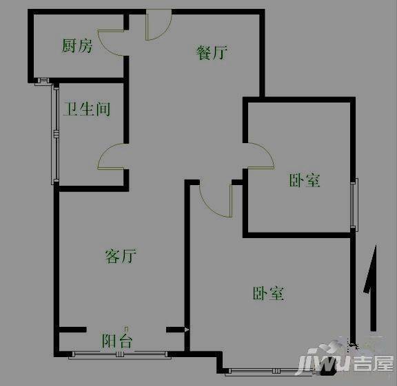 水榭花都4室2厅3卫246.1㎡户型图