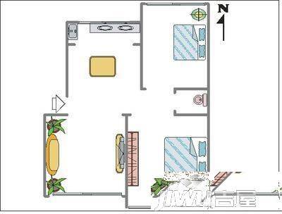 东坡家园2室0厅0卫户型图