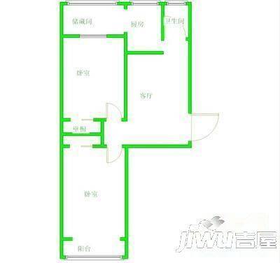 利民里2室0厅0卫户型图