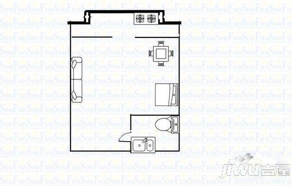 美麟花园2室0厅0卫户型图