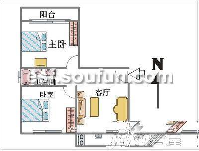 华宸怡园3室3厅2卫户型图