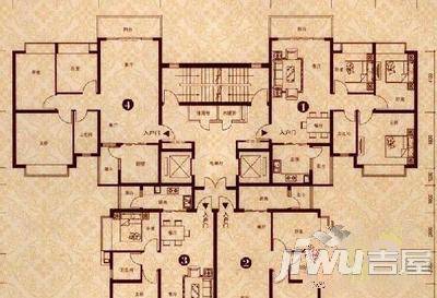 新华苑2室2厅1卫110㎡户型图