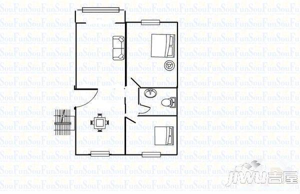 银山花园3室0厅0卫户型图