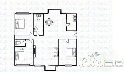 银山花园3室0厅0卫户型图