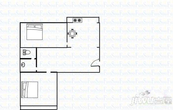 义西小区3室2厅2卫151㎡户型图